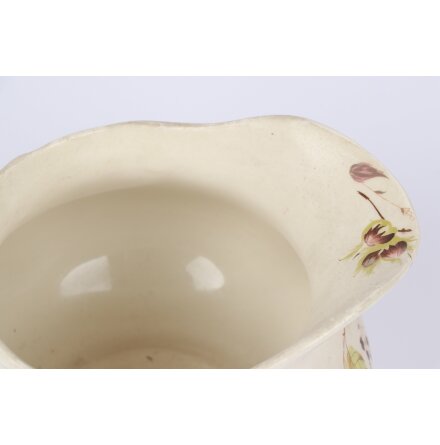 Heron Cross Pottery - Porslinskanna med blommotiv