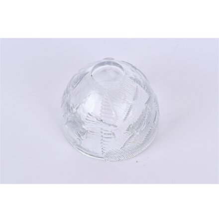 Glassk�l med f�gelmotiv