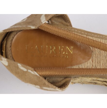 Ralph Lauren - Espadriller med kilklack - stl. ca 37