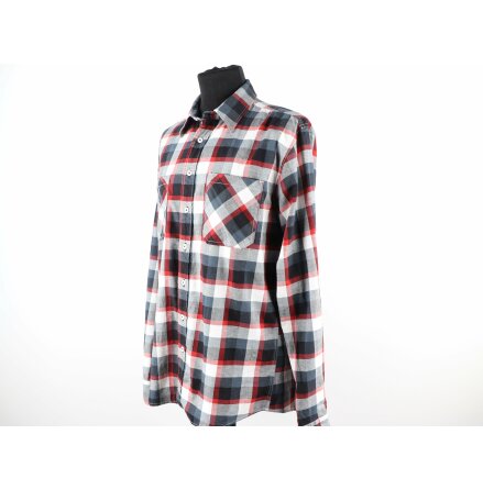 Dressmann - Rutig skjorta - stl. L