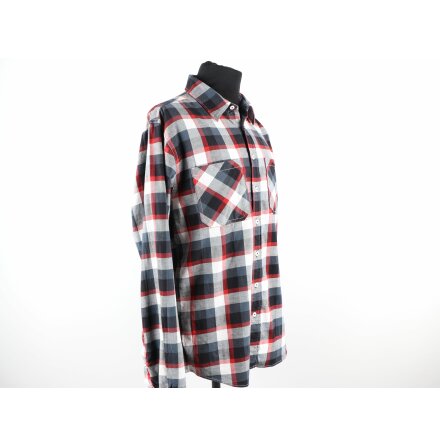Dressmann - Rutig skjorta - stl. L