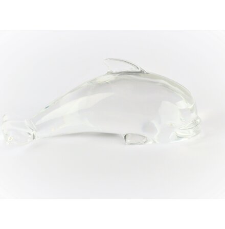 Hadeland - Delfin glasskuptur 