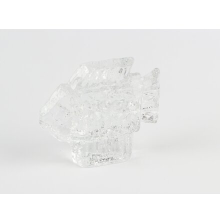 Glasskulptur fisk 
