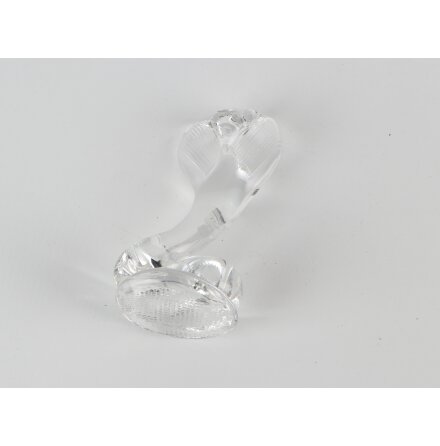Glasskulptur orm 