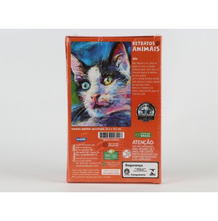 Game Office - Retratos Animais Gato - Pussel 500 Bitar