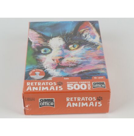 Game Office - Retratos Animais Gato - Pussel 500 Bitar