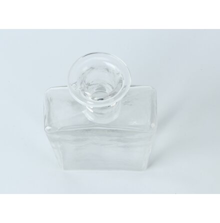 Transparent glasflaska  