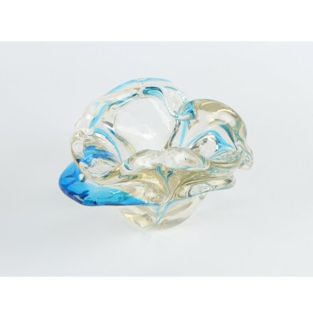 Glasskl i Transparent, Bl och Gul 