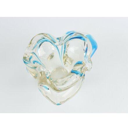 Glasskl i Transparent, Bl och Gul 