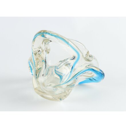 Glasskl i Transparent, Bl och Gul 