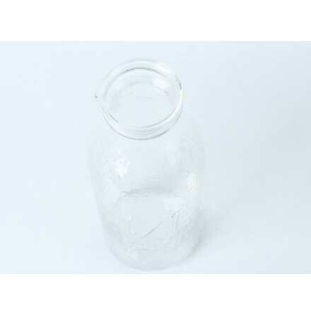 Transparent glasflaska - 1/1 Liter 