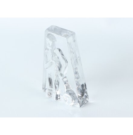Skulptur glasbl�sare 