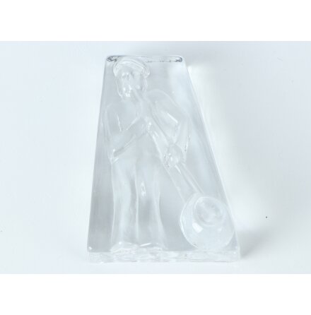 Skulptur glasbl�sare 