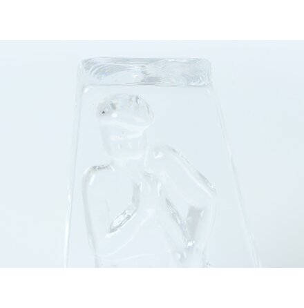 Skulptur glasbl�sare 