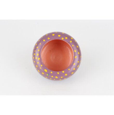 Flerf�rgad tr�sk�l med lock i tr� 