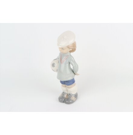 Lladro - Juan Huerta - Soccer Player Puppet - Porslinsfigur
