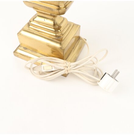 Bordslampfot i m�ssing - Vintage - Sockel E27