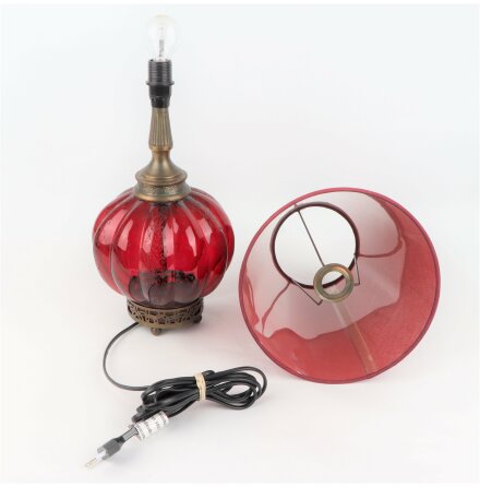 Litech International - Bordslampa med sk�rm - Sockel E14