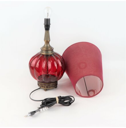 Litech International - Bordslampa med sk�rm - Sockel E14