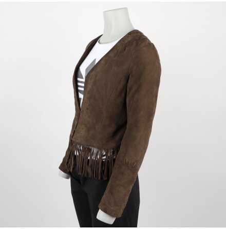 Oakwood - Mockajacka med Fransar  stl. L