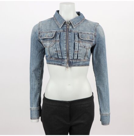 Wet Seal - Kort Jeansjacka - stl. S