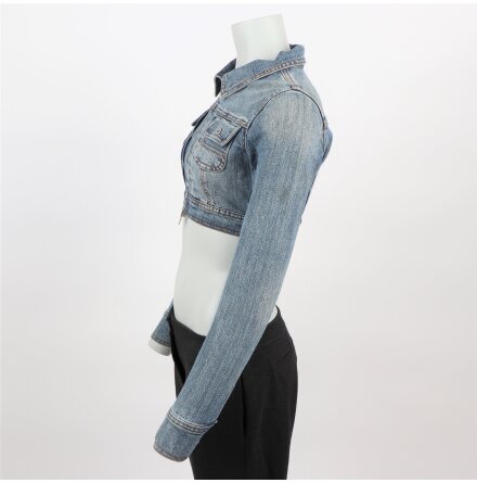 Wet Seal - Kort Jeansjacka - stl. S