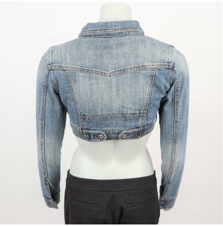 Wet Seal - Kort Jeansjacka - stl. S