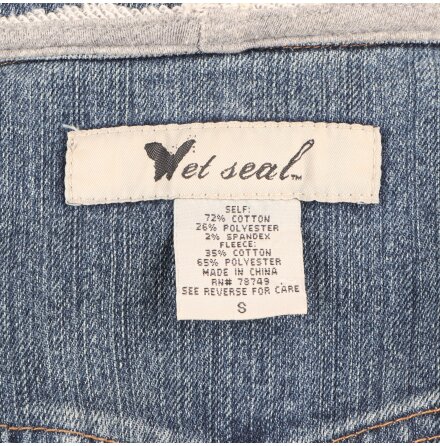 Wet Seal - Kort Jeansjacka - stl. S