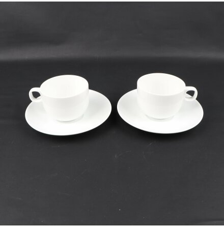 Rosenthal - Kaffekoppar med Fat - 2st