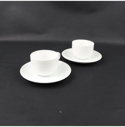 Rosenthal - Kaffekoppar med Fat - 2st