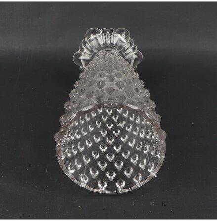 Transparent Glasvas Med Droppar