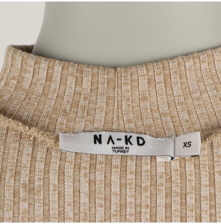NA-KD - Ribbad kl�nning - stl. XS