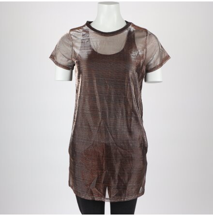 Primark - Genomskinlig Top - stl. S