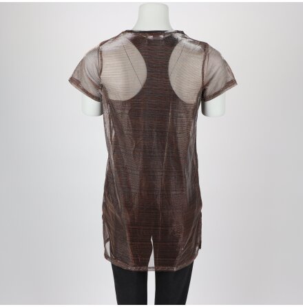 Primark - Genomskinlig Top - stl. S