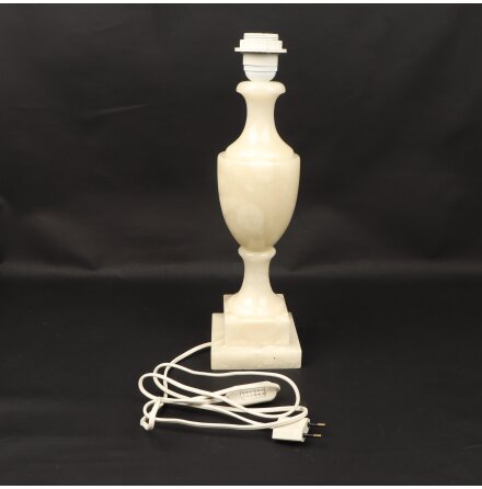 Italiensk Bordslampa utan sk�rm i Alabaster - Socket E27
