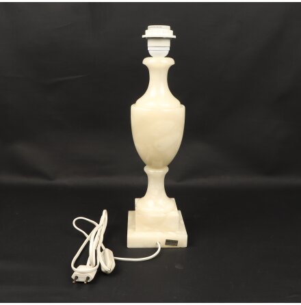 Italiensk Bordslampa utan sk�rm i Alabaster - Socket E27