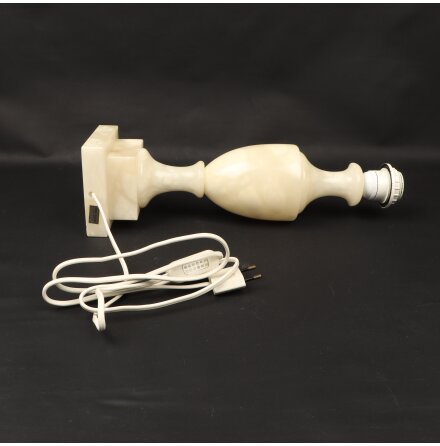 Italiensk Bordslampa utan sk�rm i Alabaster - Socket E27