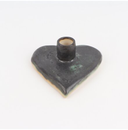 MT - Ljusstake i form av hj�rta 