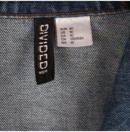 Divided by H&amp;M - Jeansjacka - stl. 40