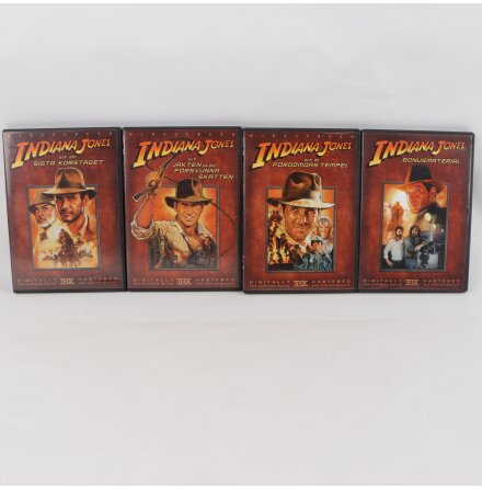 DVD-Box - Indiana Jones - Filmtrilogi - 4 skivor