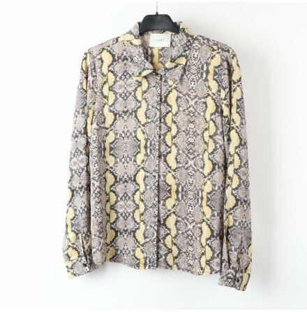 Just - Blus med Snakeskin mnster - stl. M