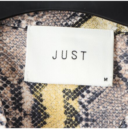 Just - Blus med Snakeskin mnster - stl. M