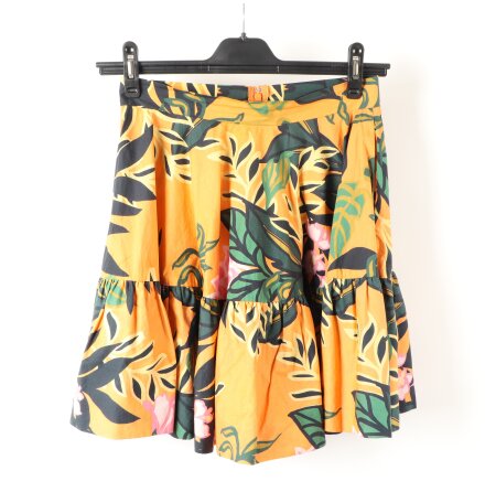 H&amp;M - F�rgglad kjol med fickor - stl. 36