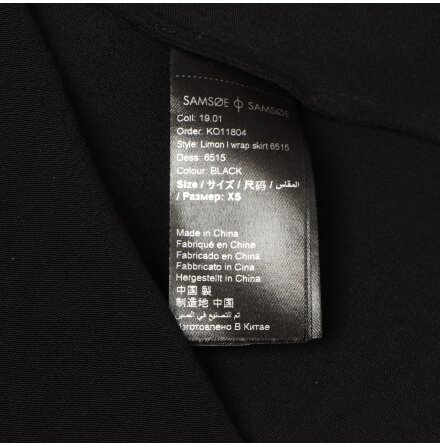 Sams�e &amp; Sams�e - Kjol med �ppen sida - stl. XS