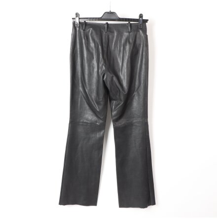 Cam - Svarta Skinnbyxor i Skinnimitation - stl. M