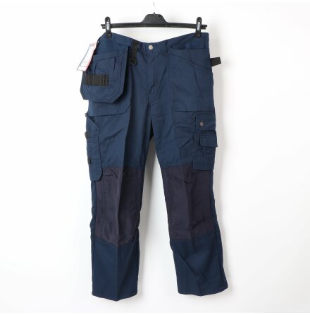Fristads - Arbetsbyxor "Kansas" - M�rkbl� - stl. D100