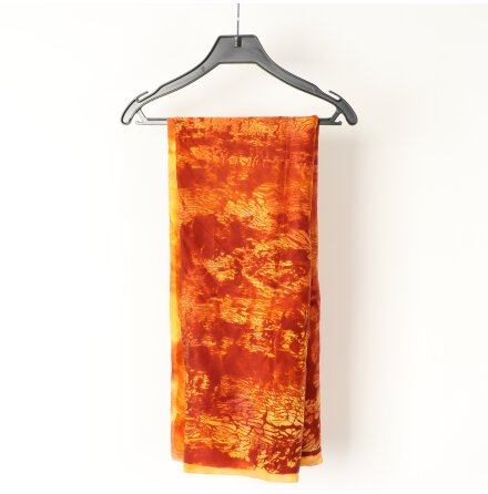 Brun Gul Silkesscarf - 92x75cm