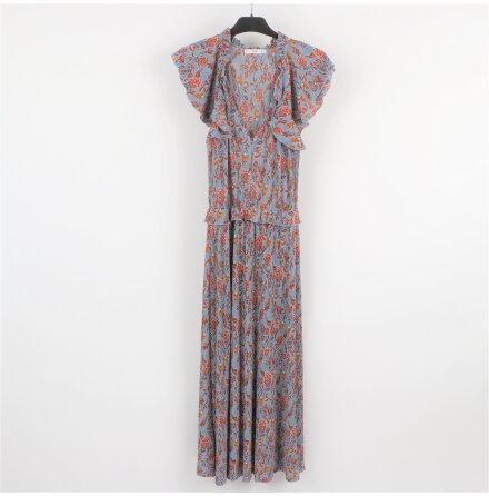 MNG - F�rgglad sommarkl�nning med blommigt m�nster - stl. XS 