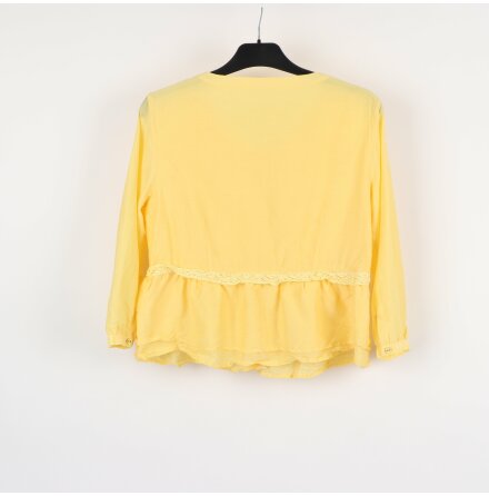 Gul volangblus - stl. S/M 