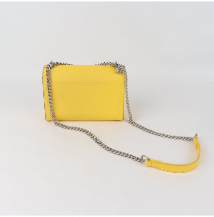 Bershka - Handv�ska med metallsp�nne och kedja som axelrem